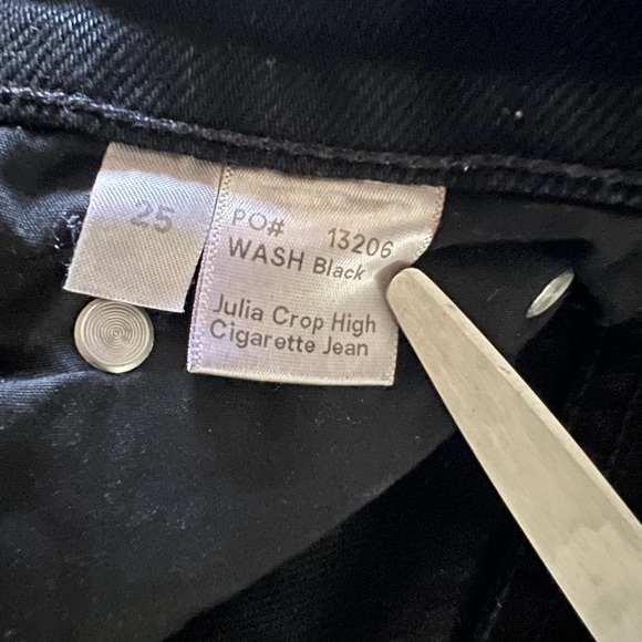 NWT Reformation Julia Crop High Waist Cigarette Jean - Picture 6 of 13